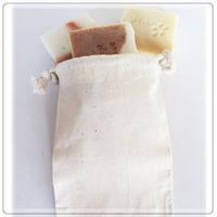 Cotton Muslin Bags Wedding Bags 3x4 Inch Pack of 24