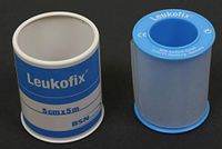 Leukofix Transparent Adhesive Tape 5 cm x 5 m 1 Count (5cm X 5m 2inch X 5.46 Yard)