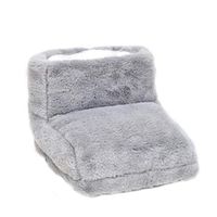 Betfandeful Heated Massage Foot Warmer/Boots/Slippers, USB Soft Plush Electric Heating Shoes Electric Warm Pad