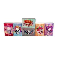 Mini Matchbook Set of 6 Images (Skull Bouquet)