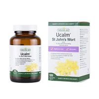 Natures Aid Ucalm 300mg Equivalent 1500mg-2100mg St Johns Wort Herb 120Tabs 2PK