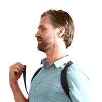 Swedish Posture Flexi Shoulder Muscles Support - Comfortable Adjustable Shoulder Brace Posture Corrector for Women and Men - Improves Posture Increase Oxygen Intake Relieves Stress Neck and Back Pain