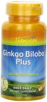 Thompson, Ginkgo Biloba Plus, Advanced Formula Capsules, 40 Mg, 60 Count (Pack of 2)