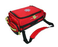 Lightning X Modular X-Tuff Oxygen Trauma Bag w/Zip-Out Cylinder Pocket & Removable Pouches - Red