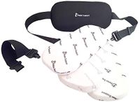 Lumbar Roll Support Pillow RS5 Relax Support - Back Support Cushion Foam Posture Corrector for Car Office Plane - Only Back Pillow w/Multiple Inserts for 6 Customized Firmness Levels