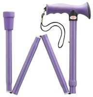 Overmold Ergonomic Folding Cane Adjusts 32.5"-36.5"-9-0524-54