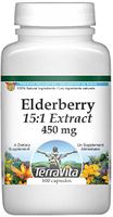 Extra Strength Elderberry 15:1 Extract - 450 mg (100 Capsules, ZIN: 513324) - 2 Pack