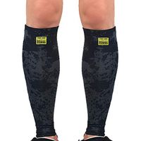 Compression Calf Sleeves (1 Pair) Printed Leg Tube for Shin Splints Calf Pain Relief Running Cycling Travel Outdoor Activities XL