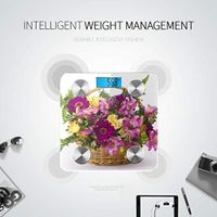 Beautiful Bouquets in Flower Baskets in Body Scale Body Weight Scale Weigh Scales Tracks 8 Key Compositions Analyzer Sync with Fitness Apps 400 Lbs