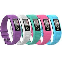 QGHXO Band for Garmin Vivofit 1 / Vivofit2, Soft Silicone Replacement Watch Band Strap for Garmin Vivofit 1 / Garmin Vivofit 2 Activity Tracker, Small, Large, Ten Colors