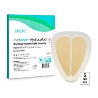 MedVance TM Hydrocolloid – Bordered Hydrocolloid Adhesive Dressing, Sacral, 6"X 7" Box of 5 DRESSINGS