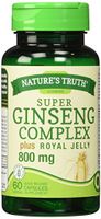 Nature's Truth Ginseng Complex 800 mg Supplement, 60 Count