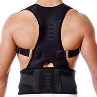 Forart Back Support Strap Neoprene Adjustable Brace Body Posture Corrector Trainer for Kids Adult