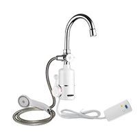 GGGarden 2000W Bathroom Instant Hot Water Tap Electric Water Heater Faucet Tankless Water Heater Shower Head