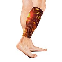 Calf Sleeve Gallery Hawaii Sunset Palm Tree Protective Guard for Men Women - Basketball Football Run (1 Pair)