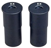 OMAX A Pair of WF5X Widefield Huygens Microscope Eyepieces 23.2mm