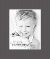 8x10 Cinder / Charcoal Custom Mat for Picture Frame with 4x6 opening size (Mat Only, Frame NOT Included)