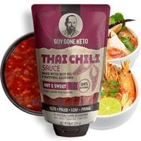 Guy Gone Keto Thai Chili Sauce - Sugar Free Ketogenic Condiments Created for Keto, Primal, LCHF, Paleo Diets (6 Pack, Thai Chili)