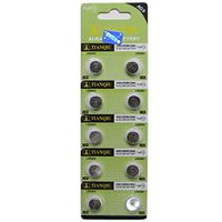 10 Tianqiu AG9 / LR45 / 194/394 Button Cell 1.5V Battery Long Shelf Life 0% Mercury (Expire Date Marked)