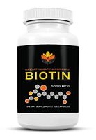 Me First Living Biotin Supplement 10,000 MCG, Vegan, All Natural, Hair Growth, Nail Growth & Strength and Cell Rejuvenation - 120 Capsules