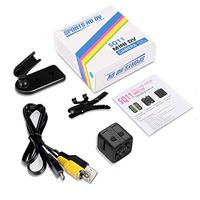 SQ11 Mini Micro HD Camera Dice Video Night Vision HD 1080P 960P Camcorder Motion Sensor Camera Monitors Wifi Remote(960P & Black)