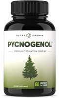 Pycnogenol Pine Bark - Premium Supplement with 200mg Herbal Complex for Circulation, Blood Flow & Nitric Oxide Production - Superior Absorption & Results with Black Pepper Extract