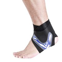 ÔNBAY Unisex Fashion Patchwork Breathable Stretchy Outdoor Sport Ankle Support Ankle Braces 1Pc Blue