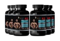 performance supplements for athletes - boost energy supplement - NITRIC OXIDE PRE WORKOUT - N.O. 2157MG - nitric oxide and testosterone booster - l arginine supplement capsules - 6 Bottles 540 Capsule