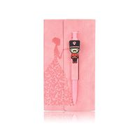 Pocket PU Leather Notebook Journal with Pen Holder,3.9 x 6.69inch