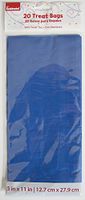 Blue Design Cello Treat Bags, 20-Pack