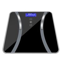 Iusun Body Fat Scale, Accurate Digital Bathroom Scale Display Seven Items Data For Body Weight, Body Fat Rate,Water Content,Muscle,BMI,Bone Mass and Calorie, 180KG/400 Pounds S - Ship From USA (Black)