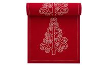 MYdrap SA20N1/701-0 Cotton Luncheon Napkin, 7.9" Length x 7.9" Width, Red Tree (10 Rolls of 20)