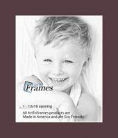 13x16 Bordeaux / Mahogany Custom Mat for Picture Frame with 9x12 opening size (Mat Only, Frame NOT Included)