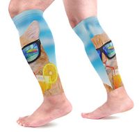 LEVEIS Cooper Girl Hello Summer Funny Cat Arm Sleeves UV Protection for Men Women Sunblock Protective Gloves Running Golf Cycling Driving Long Arm Cover 1 Pair