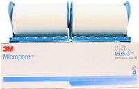 3m Micropore Surgical Tape 3" x 10 Yards with Dispenser (Pack of 2)