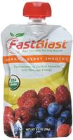 FastBlast™ Banana-Berry Smoothie (1 Box with 12 Pouches), Supports Intermittent Fasting with Limited Caloric Intake, Organic, Nutritional & Natural Formula with Proteins, Vitamins, Minerals & More