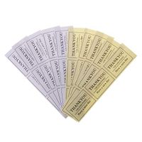 zkm 30 x Transparent PVC Thank You Packaging Label Circular Sealing Label Sticker
