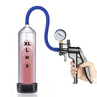 CS-PYY Men's Vacuum Pump Pênīs Perfect Size PénǐsGrǒwth Exercise Device with Pressure Gauge (Private Packaing) CS-PYY