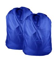 Heavy Duty Nylon Laundry Storage Bags with Drawstring, Durable, Machine Washable 30' x 40" Choose The Color(Bulk Order for Business Buyeres (Double Royal)