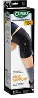 CURAD Performance Series Knee Support Designed for Active Seniors 50+, Large Easy to Grip Tabs & Loops for Easier Application, Helps with Sprains & Strains