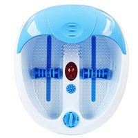 WLIXZ Portable Foot Spa Massager with Heating & Bubbles Point Massage, Electrical Foot Basin