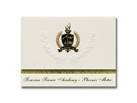 Signature Announcements Sonoran Science Academy - Phoenix Metro (Phoenix, AZ) Graduation Announcements, Presidential Basic Pack 25 with Gold & Black Metallic Foil seal