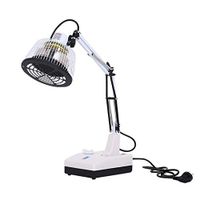 YLTTZ 250W TDP Far Infrared Heat Lamp Mineral Therapy Electromagnetic Wave Lamp Head Improve Blood Circulation Control Panel Adjustable Time No Red Light