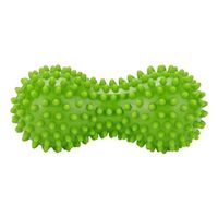 Fineser Peanut Spiky Massage Ball - for Deep Tissue Foot, Back, Plantar Fasciitis & All Over Body Deep Tissue Muscle Therapy (Green)