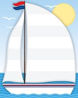 Sailboat Stationery Printer Paper 26 Sheets