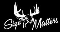Home Grown Claremore Size Matters - Vinyl Decal Sticker | Cars Trucks Motorcycles Laptops Wall Décor | Multiple Colors 5.5" W X 2.9" H | White HGC1371