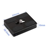 PU-50 Quick Release Plate Tripod Ball Head 1/4" Screw