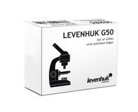 Levenhuk G50 Microscope Blank Slides to Make Your Own Specimen (50 pcs)