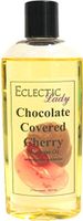 Chocolate Covered Cherry Massage Oil, 8 oz, With Sweet Almond Oil and Organic Jojoba Oil, Preservative Free