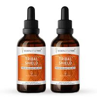 Secrets Of The Tribe - Tribal Shield, Herbal Supplement Blend Drops Alcohol-Free Liquid Extract, Immune/Endurance/Wellbeing (2x4 fl oz)